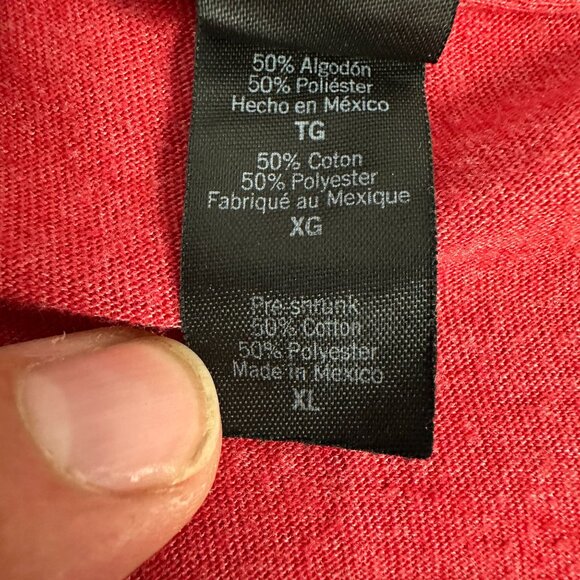 St Louis Cardinals Red Its Gotta Be The Salsa T Shirt Mens Size XL Tultex Tee - Picture 5 of 6